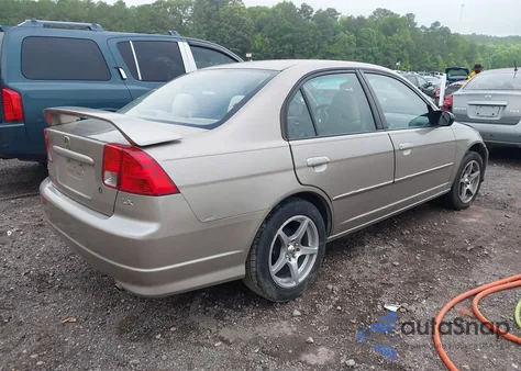 2004 Honda Civic Lx from USA, damaged, VIN 2HGES16504H585092